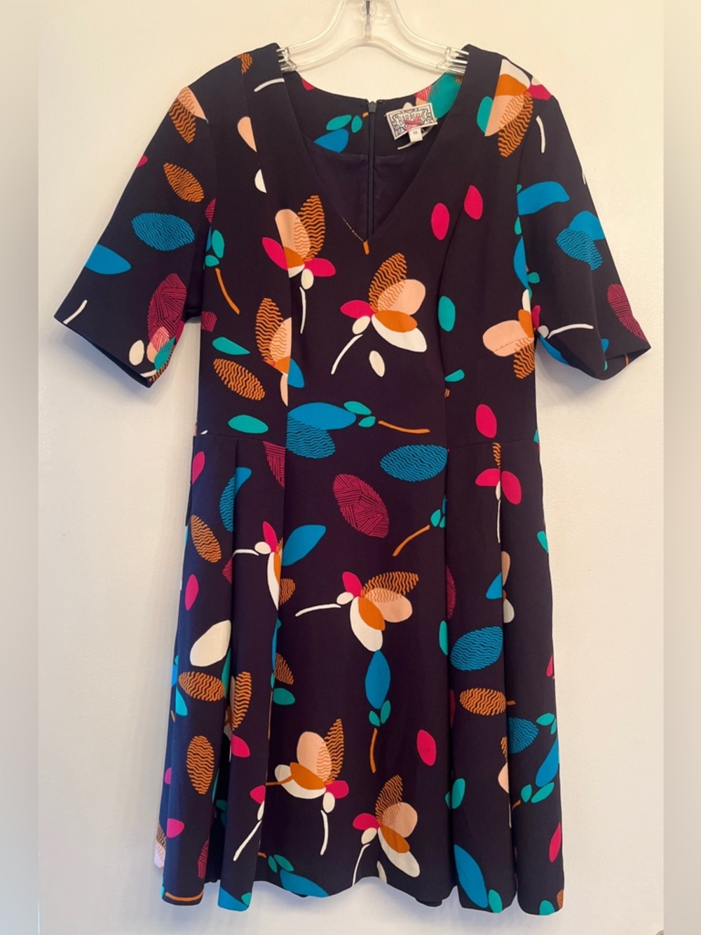 Anthropologie Yoana Baraschi Dress,A-Line, Knee Length with Pockets size  10